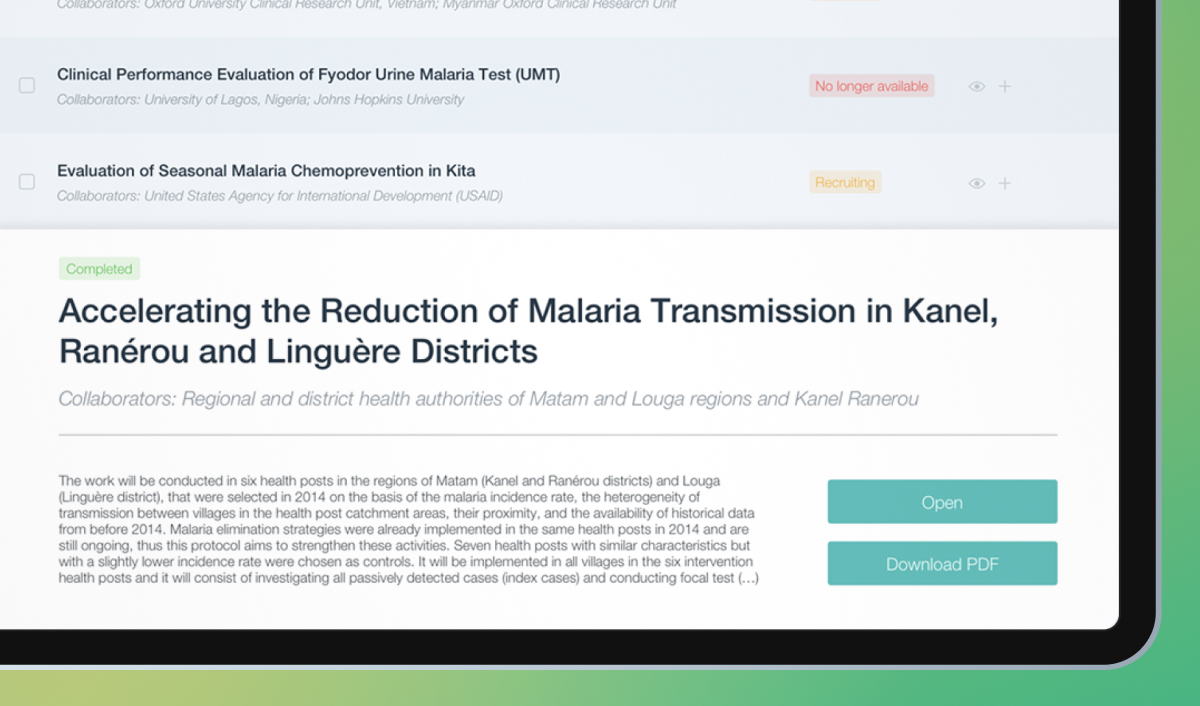 Medical Studies Repository